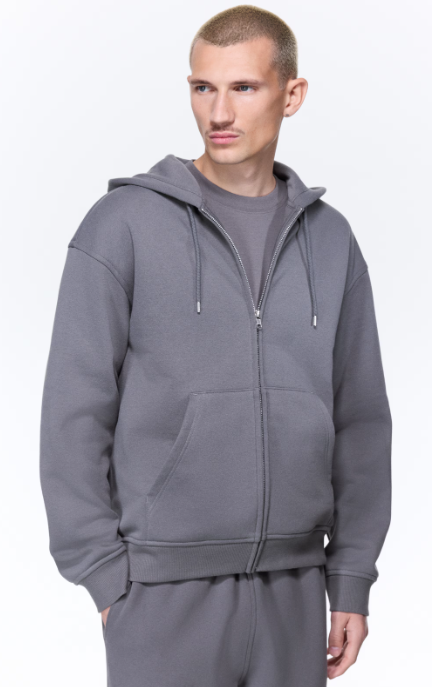 Loose Fit Zip-through hoodie