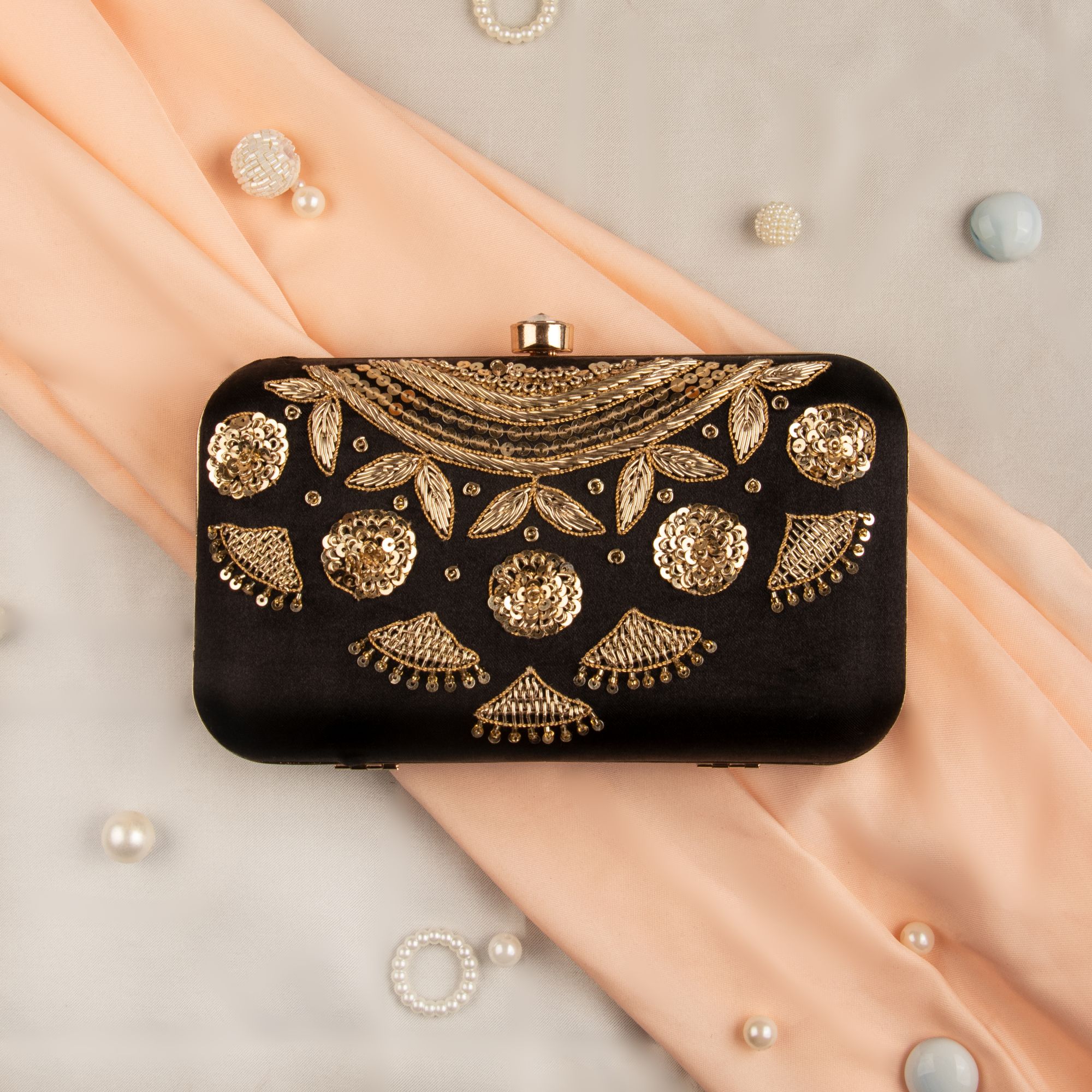 Zardozi Hand Work Handbag Women's Purse